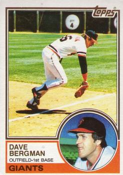 1983 Topps #32 Dave Bergman Front