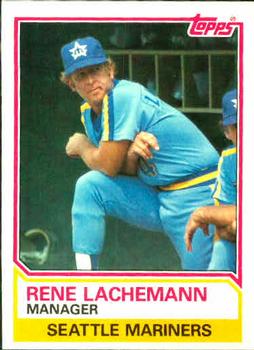 1983 Topps #336 Rene Lachemann Front