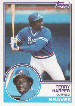 1983 Topps #339 Terry Harper Front