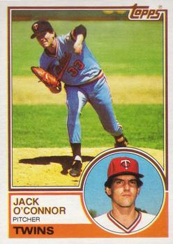 1983 Topps #33 Jack O'Connor Front