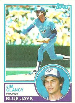 1983 Topps #345 Jim Clancy Front