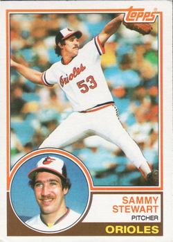 1983 Topps #347 Sammy Stewart Front