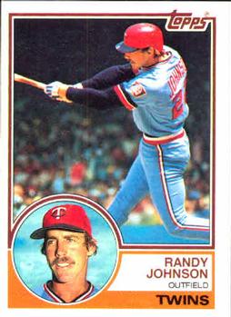 1983 Topps #354 Randy Johnson Front