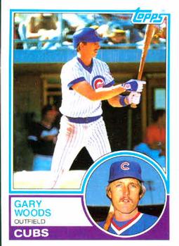 1983 Topps #356 Gary Woods Front