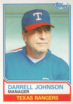 1983 Topps #37 Darrell Johnson Front