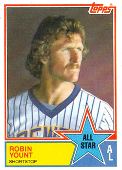 1983 Topps #389 Robin Yount Front