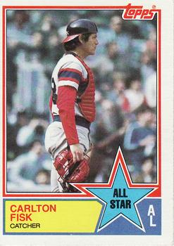 1983 Topps #393 Carlton Fisk Front