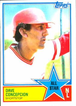 1983 Topps #400 Dave Concepcion Front