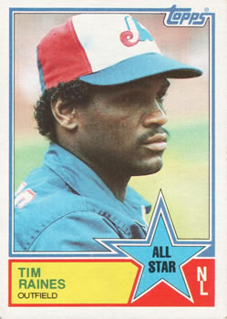 1983 Topps #403 Tim Raines Front