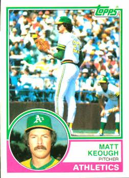 1983 Topps #413 Matt Keough Front