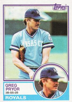 1983 Topps #418 Greg Pryor Front