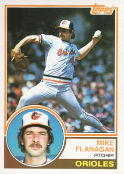 1983 Topps #445 Mike Flanagan Front