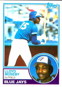 1983 Topps #452 Lloyd Moseby Front