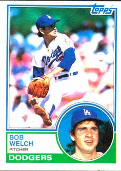 1983 Topps #454 Bob Welch Front