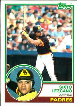 1983 Topps #455 Sixto Lezcano Front