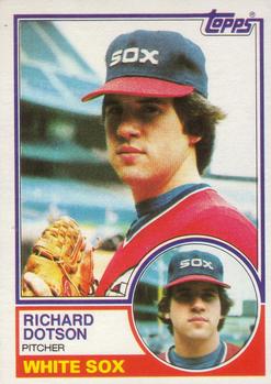 1983 Topps #46 Richard Dotson Front