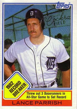 1983 Topps #4 Lance Parrish Front