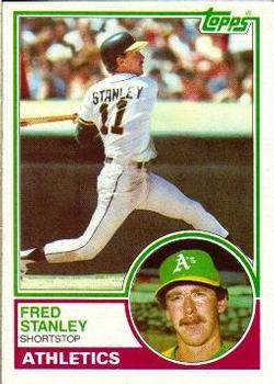 1983 Topps #513 Fred Stanley Front
