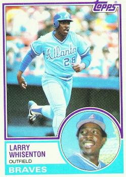 1983 Topps #544 Larry Whisenton Front