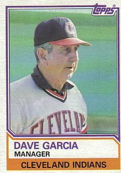 1983 Topps #546 Dave Garcia Front