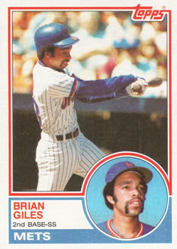 1983 Topps #548 Brian Giles Front