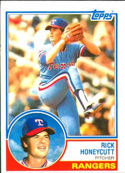 1983 Topps #557 Rick Honeycutt Front