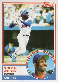1983 Topps #55 Mookie Wilson Front