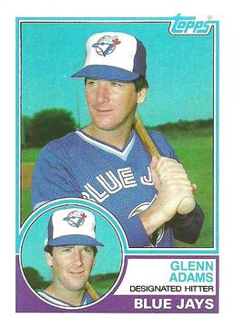 1983 Topps #574 Glenn Adams Front