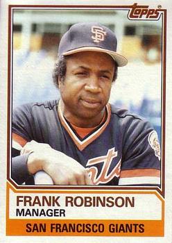 1983 Topps #576 Frank Robinson Front