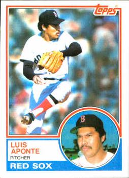 1983 Topps #577 Luis Aponte Front