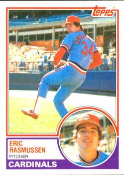 1983 Topps #594 Eric Rasmussen Front