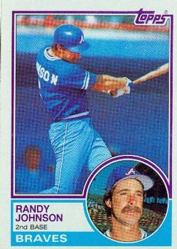 1983 Topps #596 Randy Johnson Front