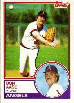1983 Topps #599 Don Aase Front