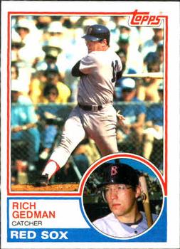 1983 Topps #602 Rich Gedman Front