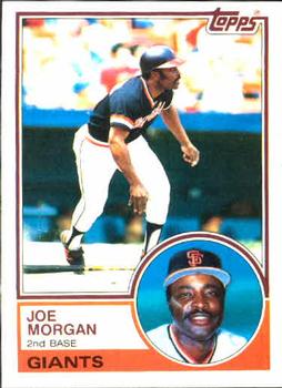 1983 Topps #603 Joe Morgan Front