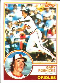 1983 Topps #605 Gary Roenicke Front