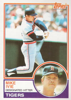 1983 Topps #613 Mike Ivie Front