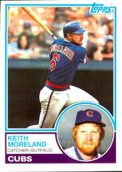 1983 Topps #619 Keith Moreland Front