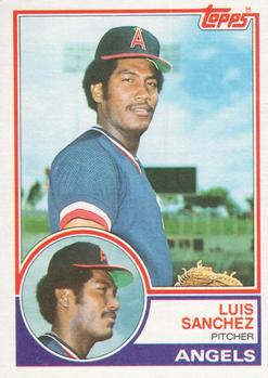 1983 Topps #623 Luis Sanchez Front