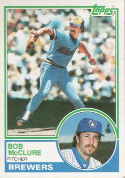1983 Topps #62 Bob McClure Front