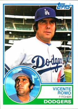 1983 Topps #633 Vicente Romo Front