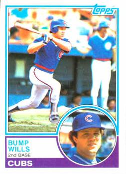 1983 Topps #643 Bump Wills Front
