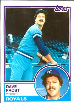 1983 Topps #656 Dave Frost Front