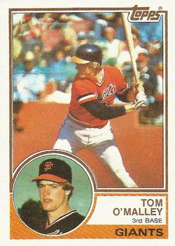 1983 Topps #663 Tom O'Malley Front