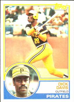 1983 Topps #667 Dick Davis Front