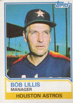 1983 Topps #66 Bob Lillis Front