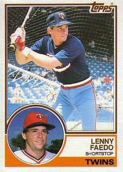 1983 Topps #671 Lenny Faedo Front