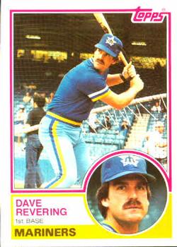 1983 Topps #677 Dave Revering Front