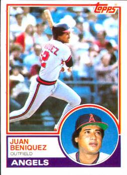 1983 Topps #678 Juan Beniquez Front