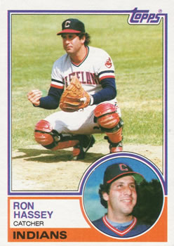 1983 Topps #689 Ron Hassey Front